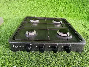 Kitchen Range Table Top Cooker Stove 4burner Furnace Black
