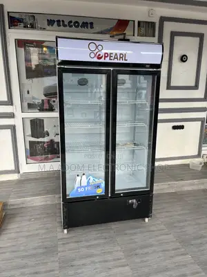 Pearl 568 Litres Transparent Fridge for Shops Night Bars
