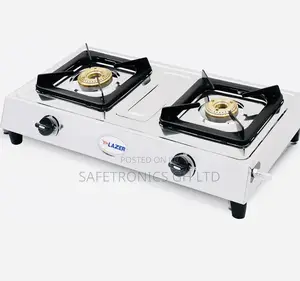 Lazer Pearl Stainless Steel 2 Burner Gas Cooktop