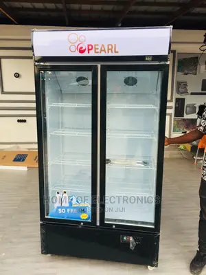 Order for Pearl 568 Liters Double Door Display Glass Fridge