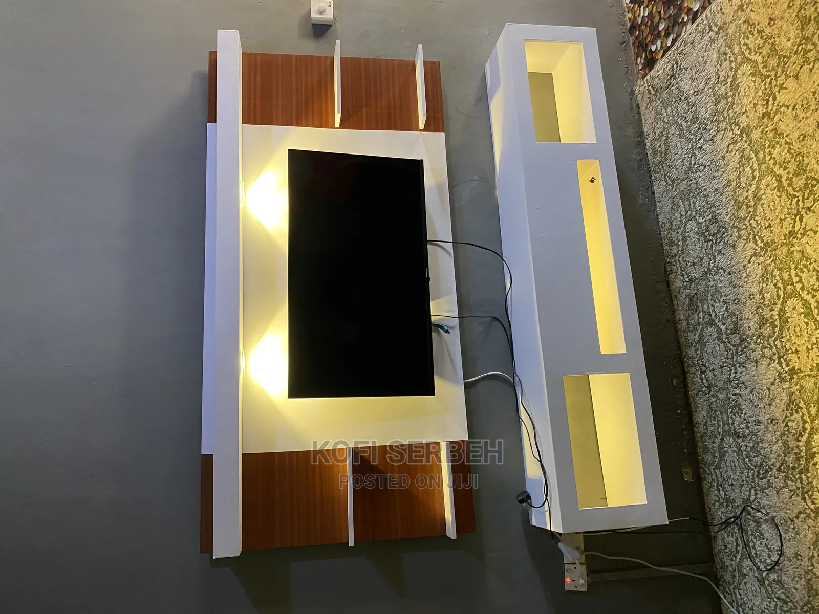 Led TV Stand With Led Board