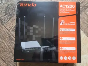 Tenda Ac6 2.4g+5g Dual Band 1200mbps, 1wan +3 Lan