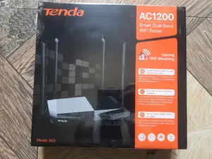 Tenda Ac6 2.4g+5g Dual Band 1200mbps, 1wan +3 Lan
