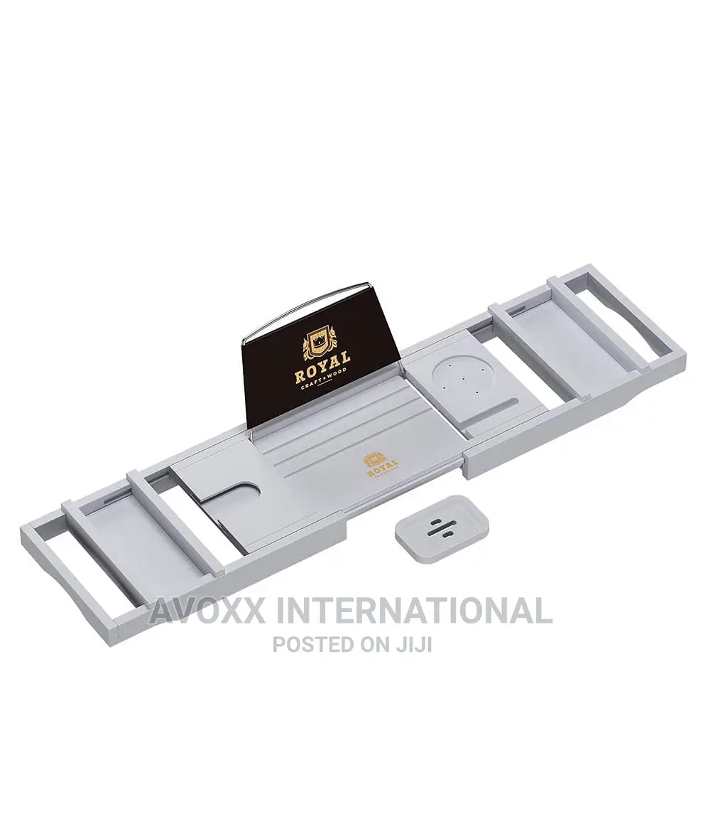 Royal Craft-wood Bath Rack - Black/Gray