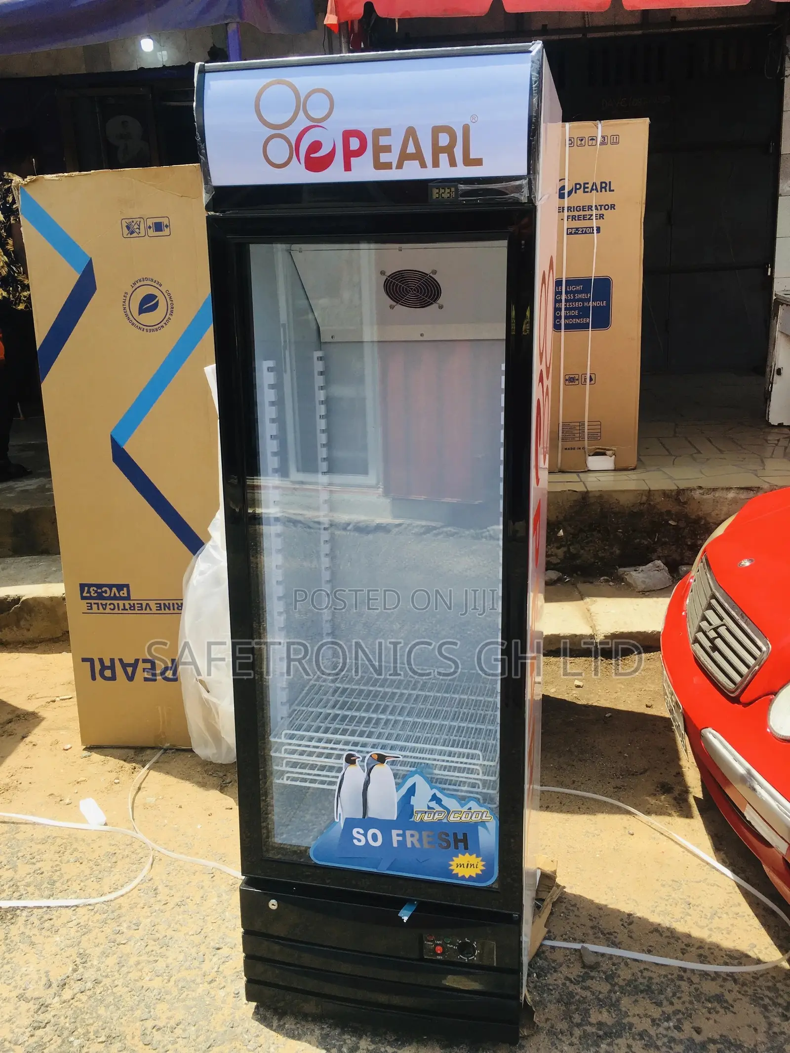Pearl PVC-46 Single Door Display Fridge Beverage Cooler 318
