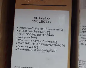 New Laptop HP 15 16GB Intel Core I7 SSD 512GB