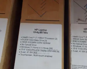 New Laptop HP 15 16GB Intel Core I7 SSD 512GB