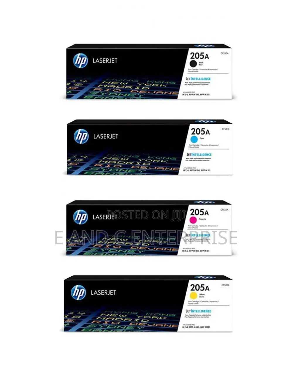 Hp Toner 205a All Colors Original