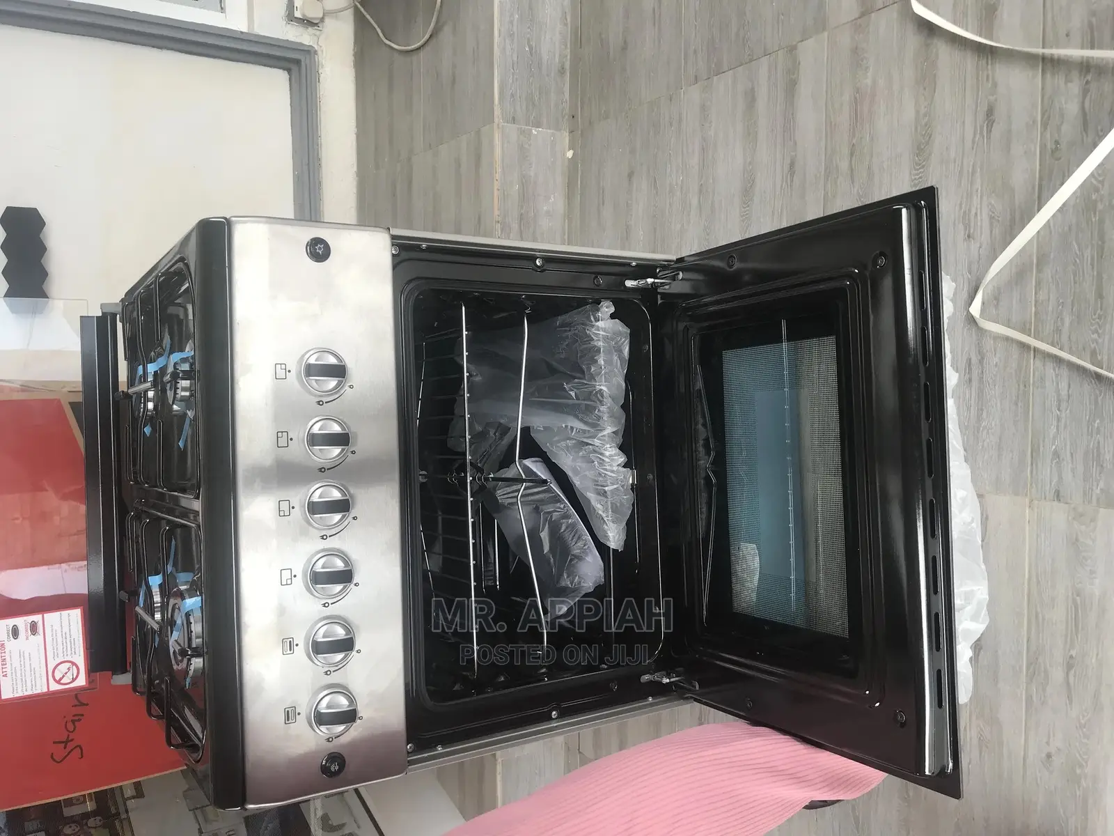 New Volcano 4 Burner Gas Cooker Oven Grill New Line 60x60.