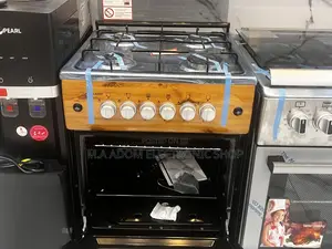 Classic Light Wooden Volcano 4B Gas Cooker With Grill