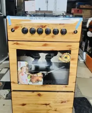 Volcano 50x50 4 Burner Gas Cooker With Oven,Grill, Glass Lid