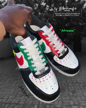 "Africana" (Custom-Made Sneakers by Adzikanfo Customs)