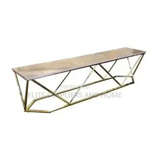 TV Stand Large Grey Marble