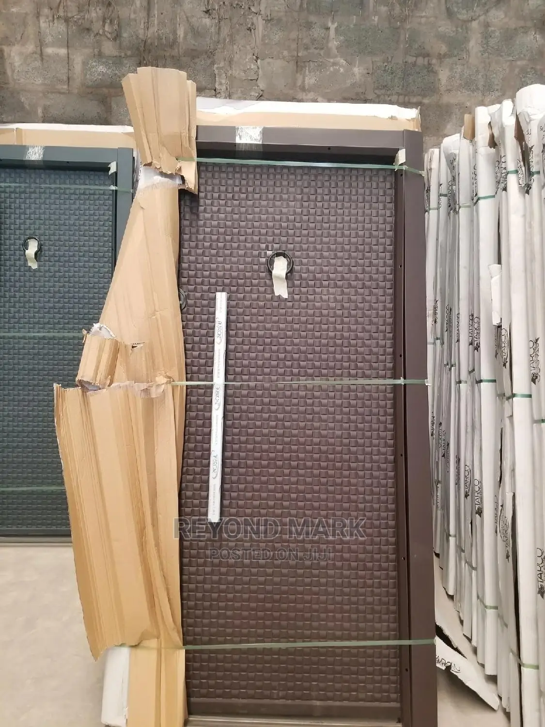 Brown Security Door, Turkey Security Doors Full Metal Door