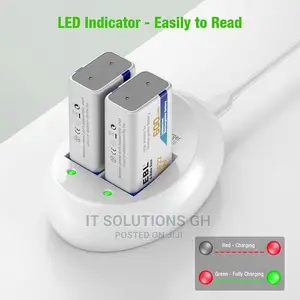 9V Battery USB Charger With Indicator Light