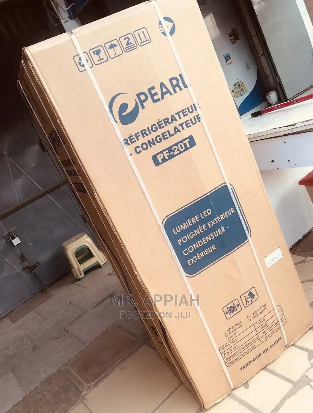 See Through Led Lamp 178 Litres Pearl Display Fridge