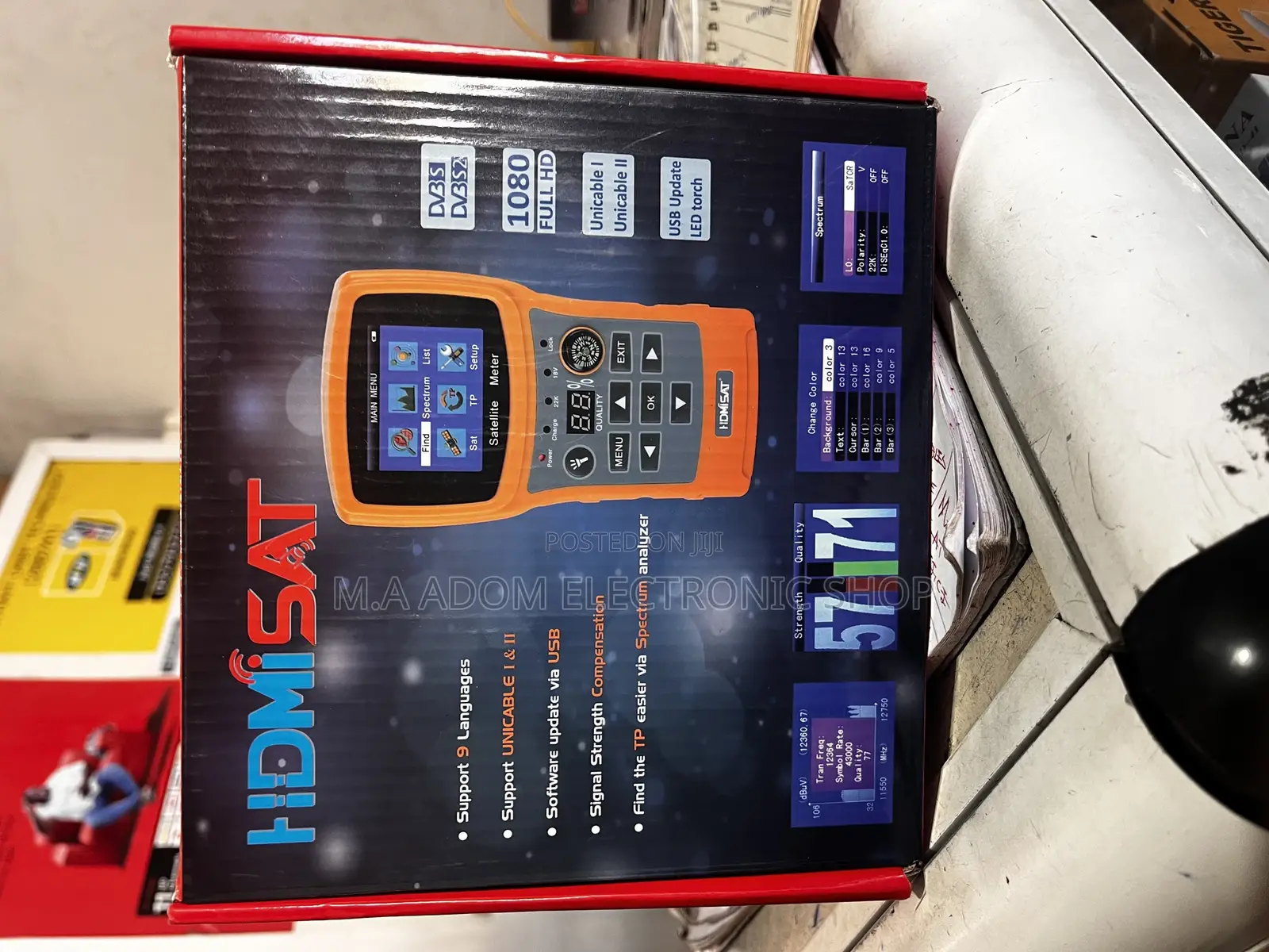 Meters for Satellite Dish Decoder Installation