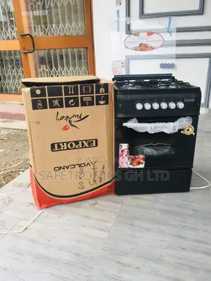 Ferre Black 4 Gas Burner Oven With Grill