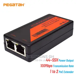 2 Port Extender Poe 100mbps Poe Extender for Ip Port Max