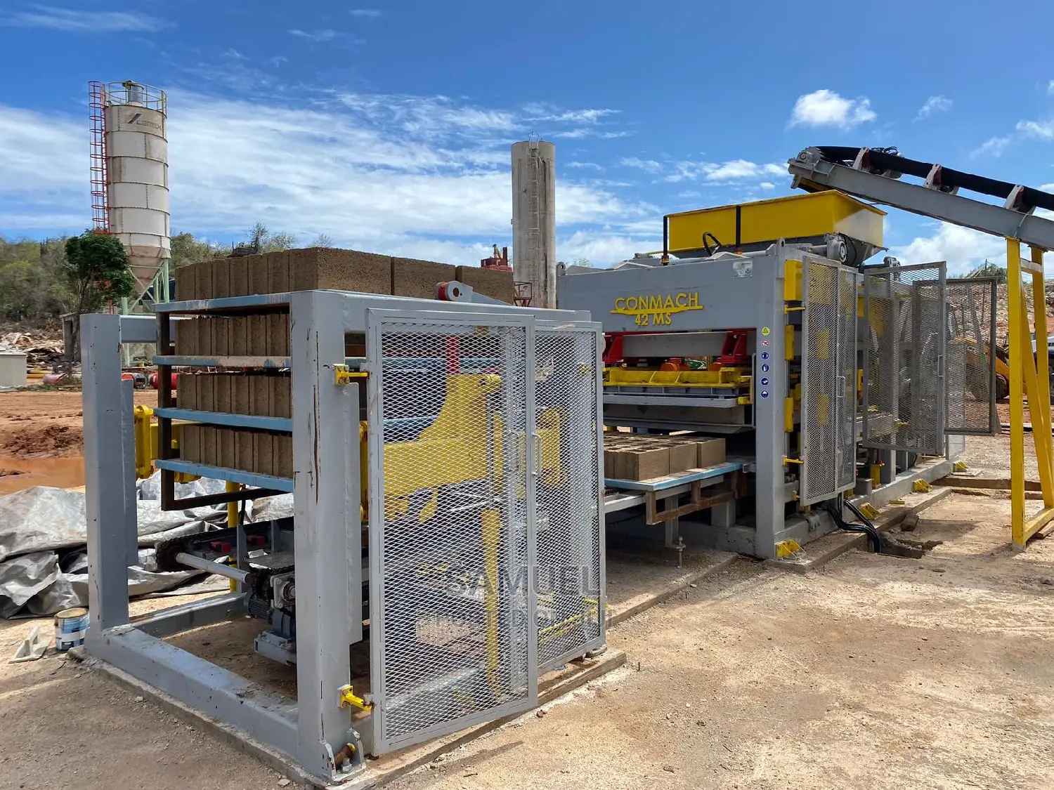 Conmach Block Machine Batching Plants From Turkey