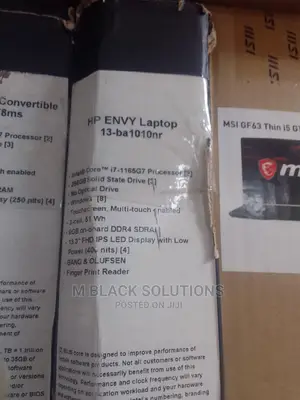 New Laptop HP Envy 13 256GB Intel Core I7 SSD 512GB