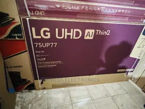 AI Sound AI Brightness Control LG UHD Up77 75” Tv