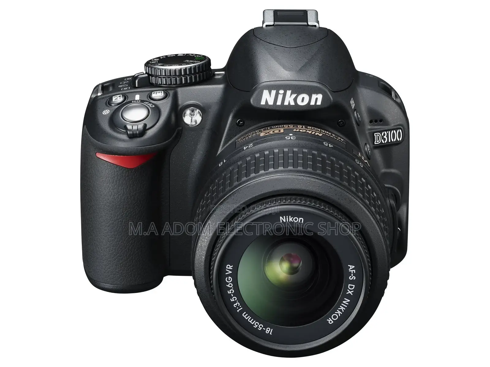 Nikkon D3100 Digital Camera With Lens