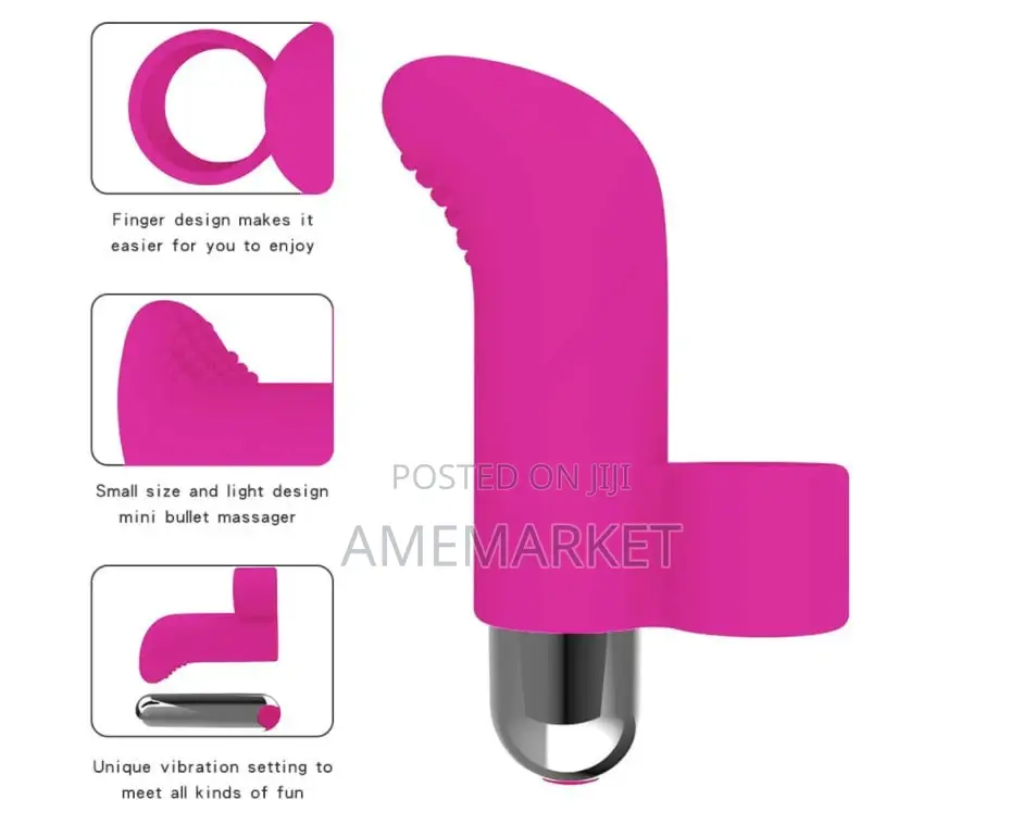 USB Charging Finger Vibrator Clitoris Stimulator. 10 Speed