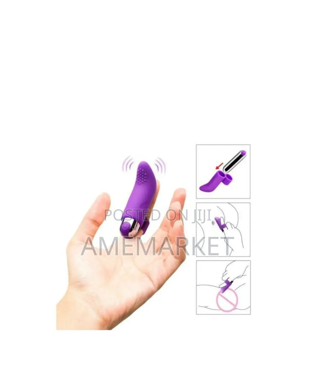 USB Charging Finger Vibrator Clitoris Stimulator. 10 Speed