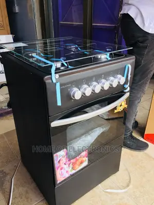 Fresh New Volcano 4 Burner All Gas Cooker(Black Color)
