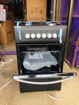 In-Built Light Volcano 4 Burner Oven Grill Gas Cooker L