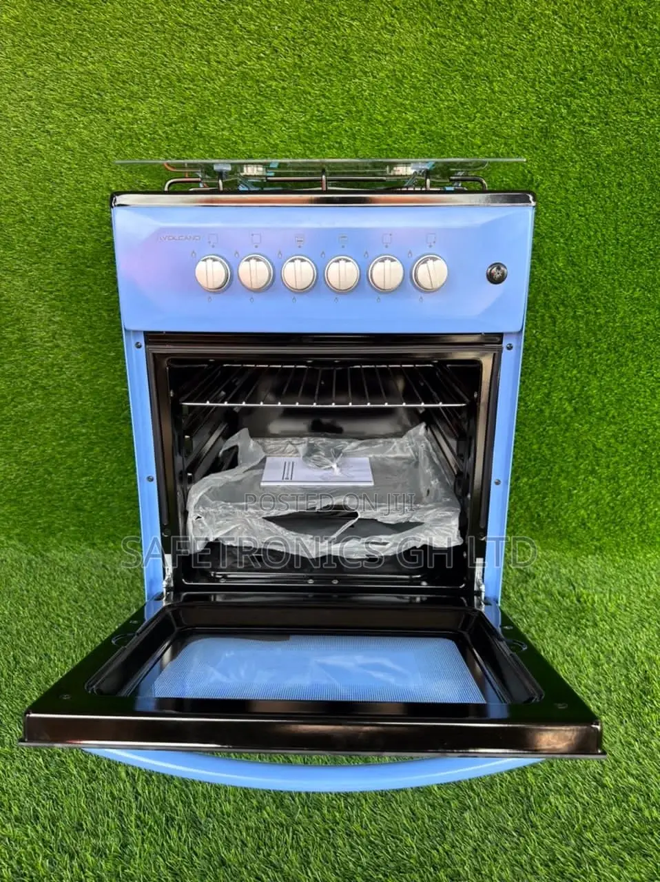 Volcano Blue 4 Burner Gas Oven With Grill