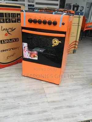 Volcano Orange 4 Gas Burner Oven With Grill