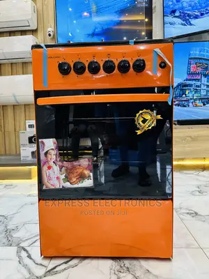 Upper Lower Gas Burner in the Oven 4b 50/50 Orange