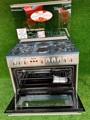 Ferre Gas Cooker 4 Burner- Silver 60X90 – 4G,2HP