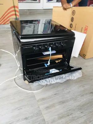 New Volcano Mini Oven (4B) 4 Gas Burner 50x50 Black