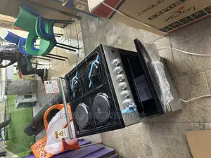 Sliver 2-2 Stove Oven Grill Cooker 4b With Glass Cover
