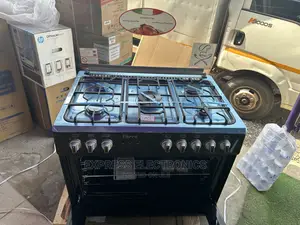 Ferre Black 5burner Stainless Steel Table Top Plate Oven