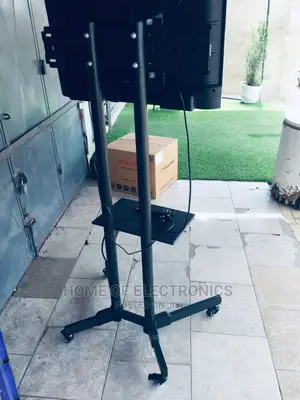 Great Price Movable Mobile Trolley Stand With Wheels(32-70)