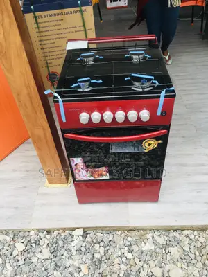 Volcano Red 4 Gas Burner Oven With Grill
