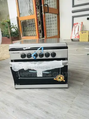 Sliver Volcano Mini 4 Burner Gas Oven With Grill