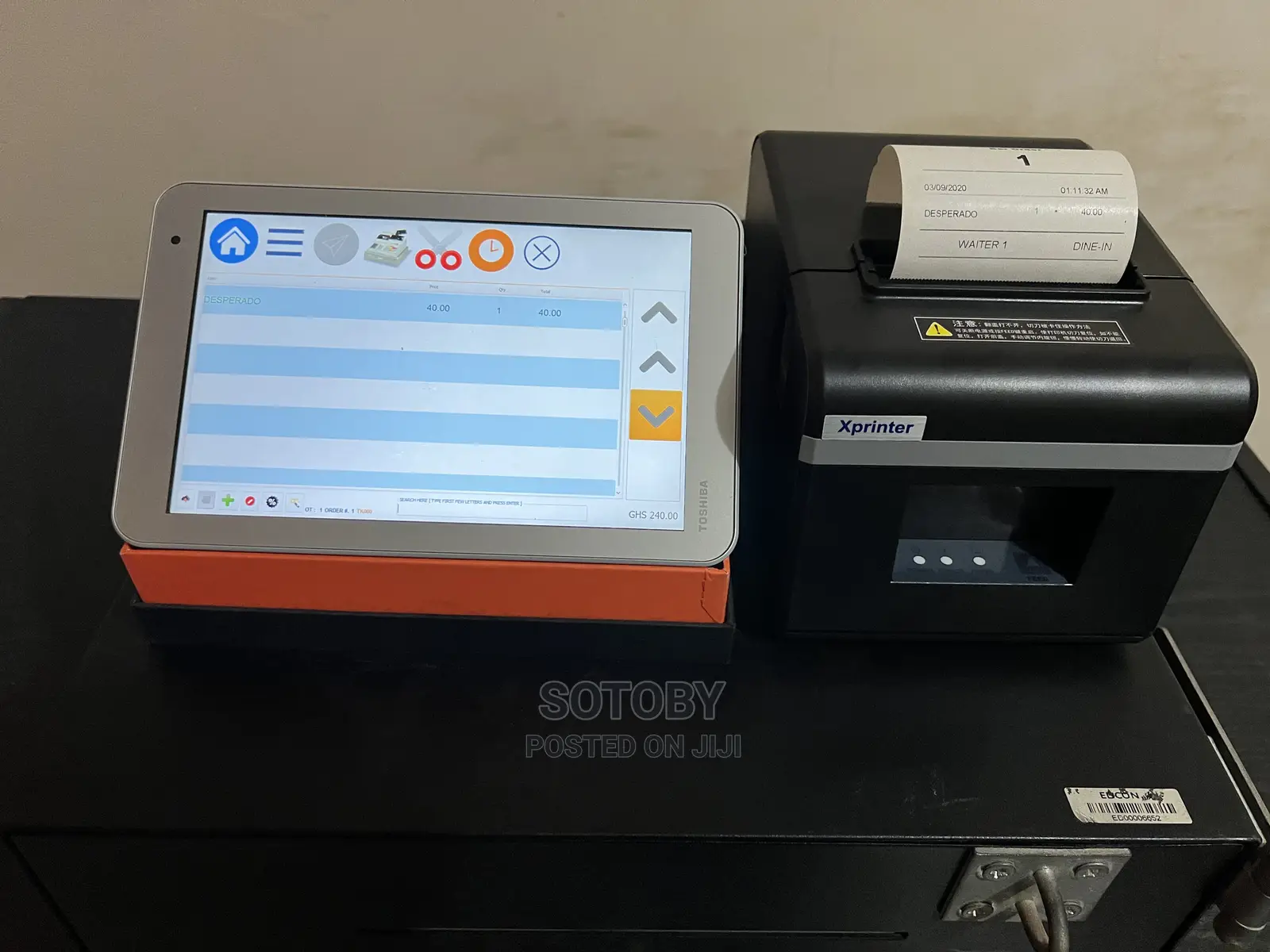Complete Touchscreen POS Computer Cash Drawer and Printer