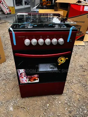 Volcano 4 Burner Gas Cooker With Oven Manual Ignition