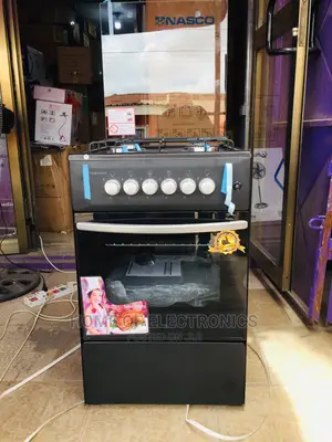 Royal New Volcano 4 Burner All Gas Cooker(Black)