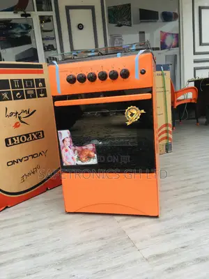Volcano 4BURNER Gas Oven With Grill Orange