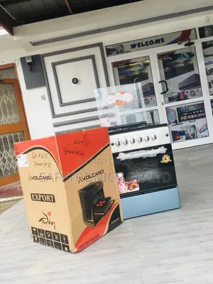 Sliver Volcano 4 Gas Burner Oven With Grill