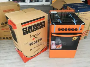 Orange Volcano 4 Burner Gas Oven With Grill