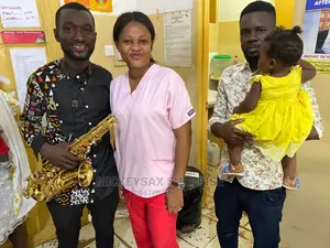 Birthday Sax Surprise Package With Cake