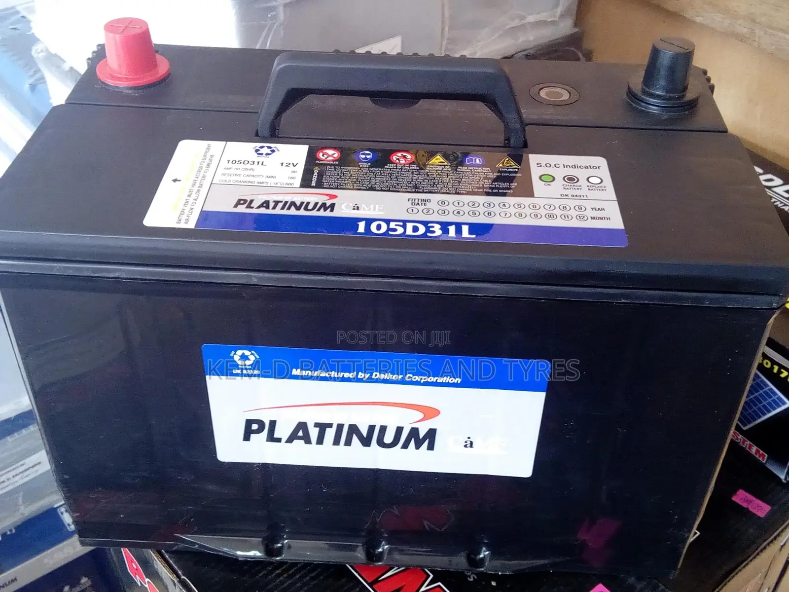 17 Plates Platinum Car Battery + Free Home Delivery