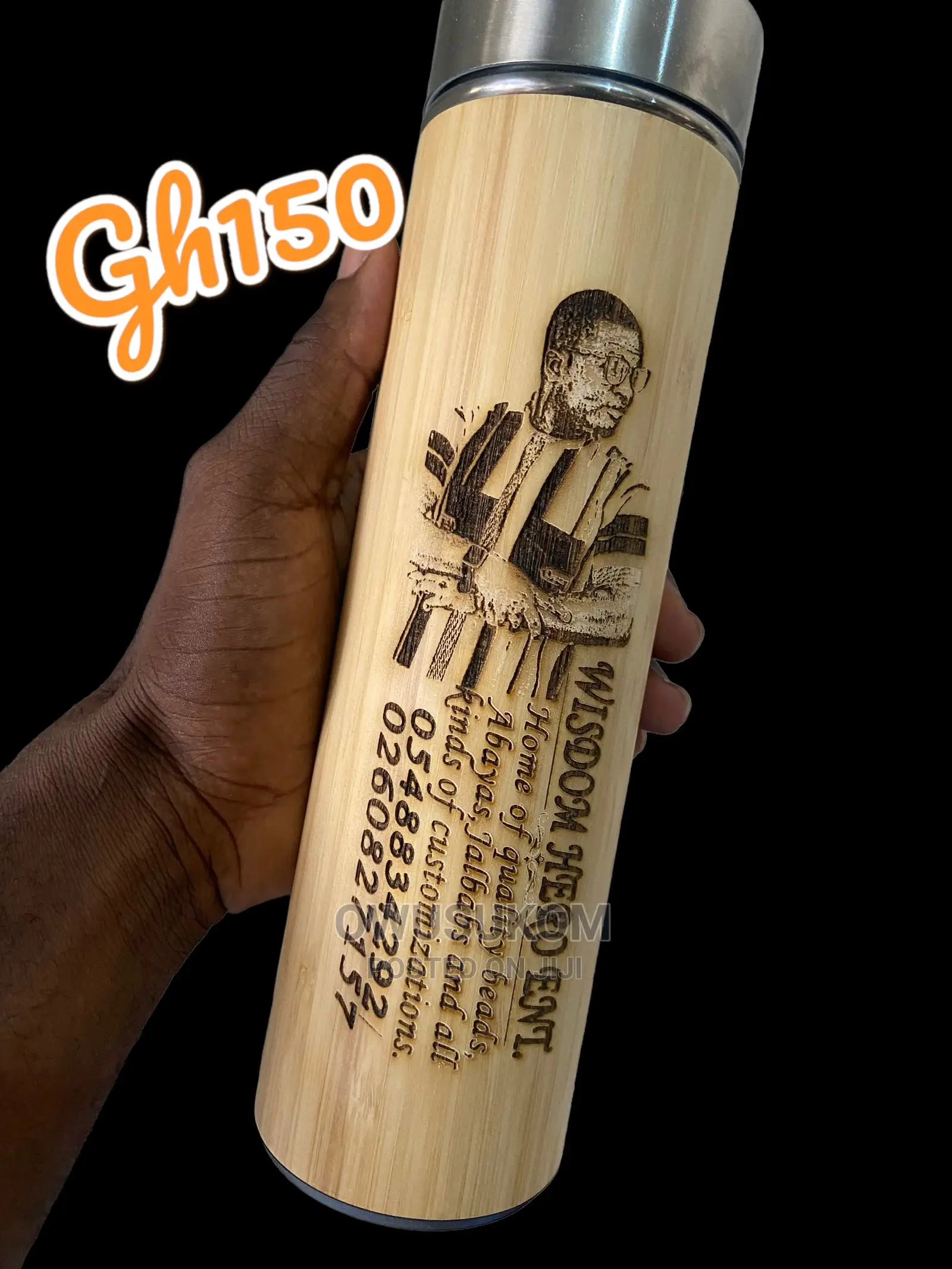 Customize Bamboo Flask